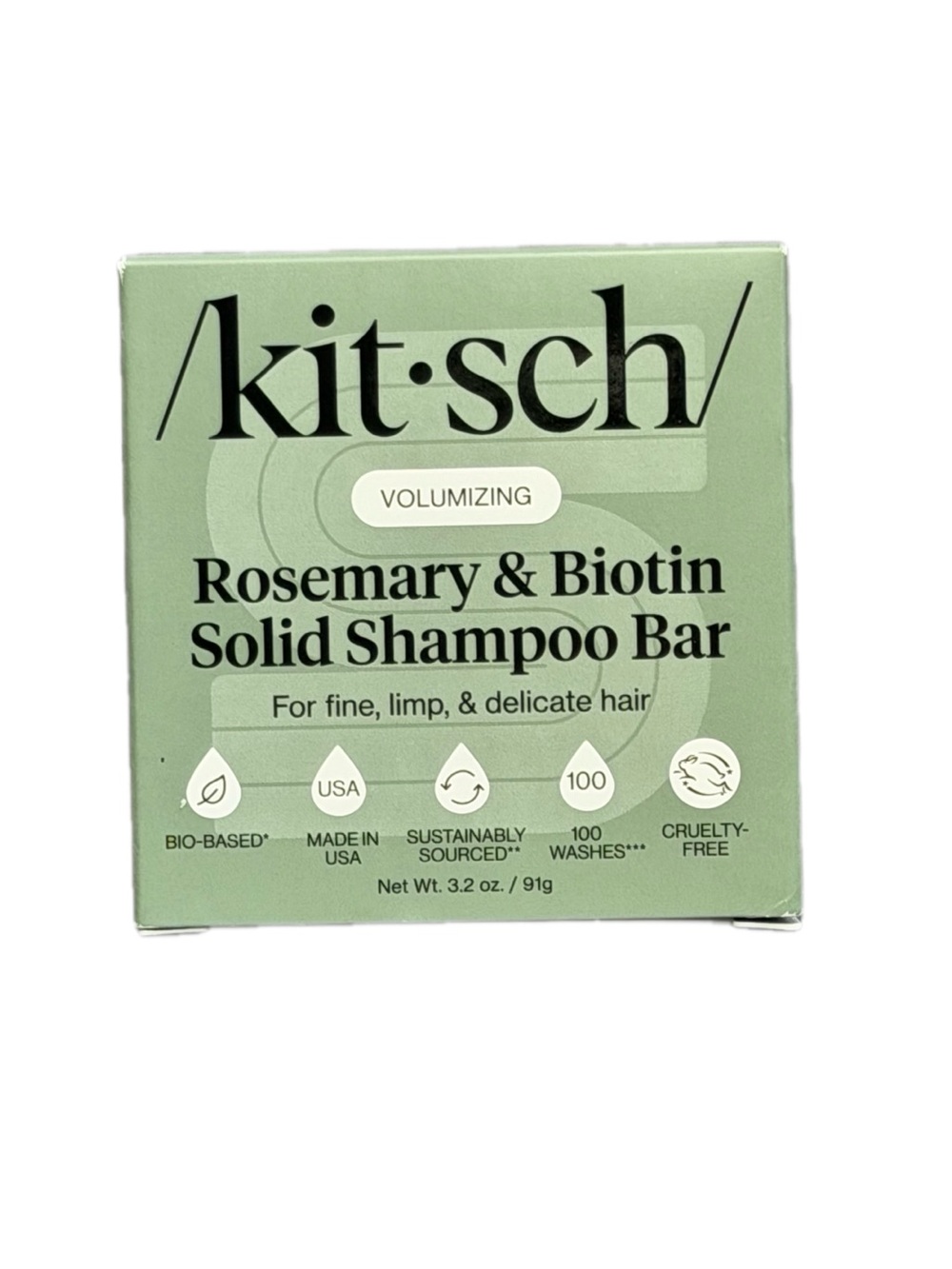 Kitsch Rosemary & Biotin Volumizing Solid Shampoo Bar 🌸